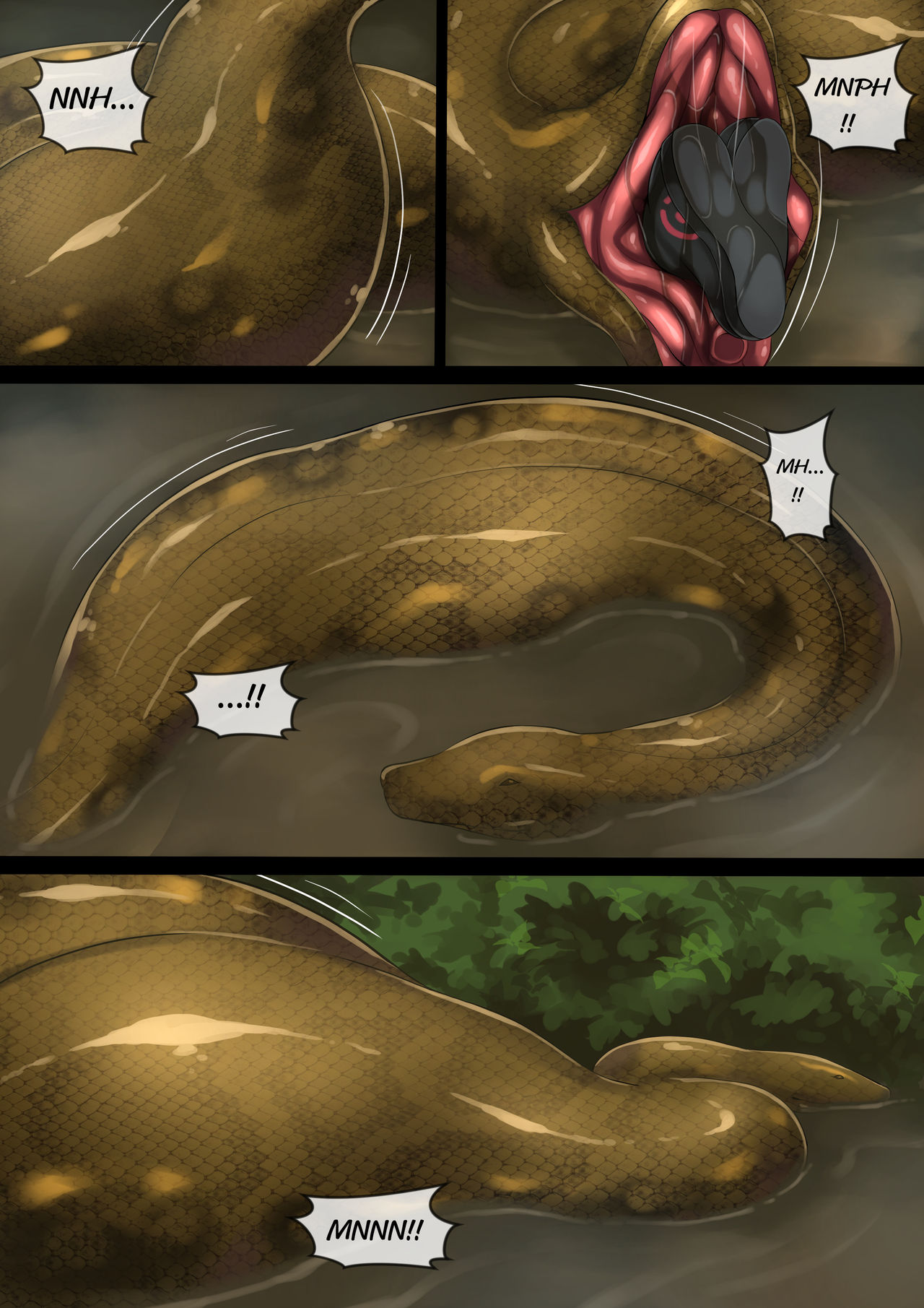 Hell Of Swallowed: Serena VS Anaconda - Page 11