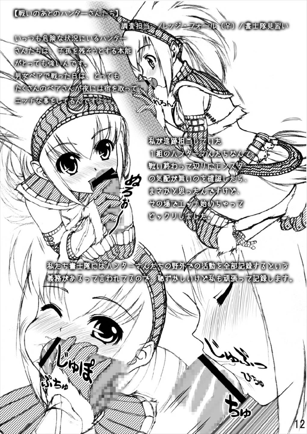 書士隊白書 モンスターハンター - Page 11