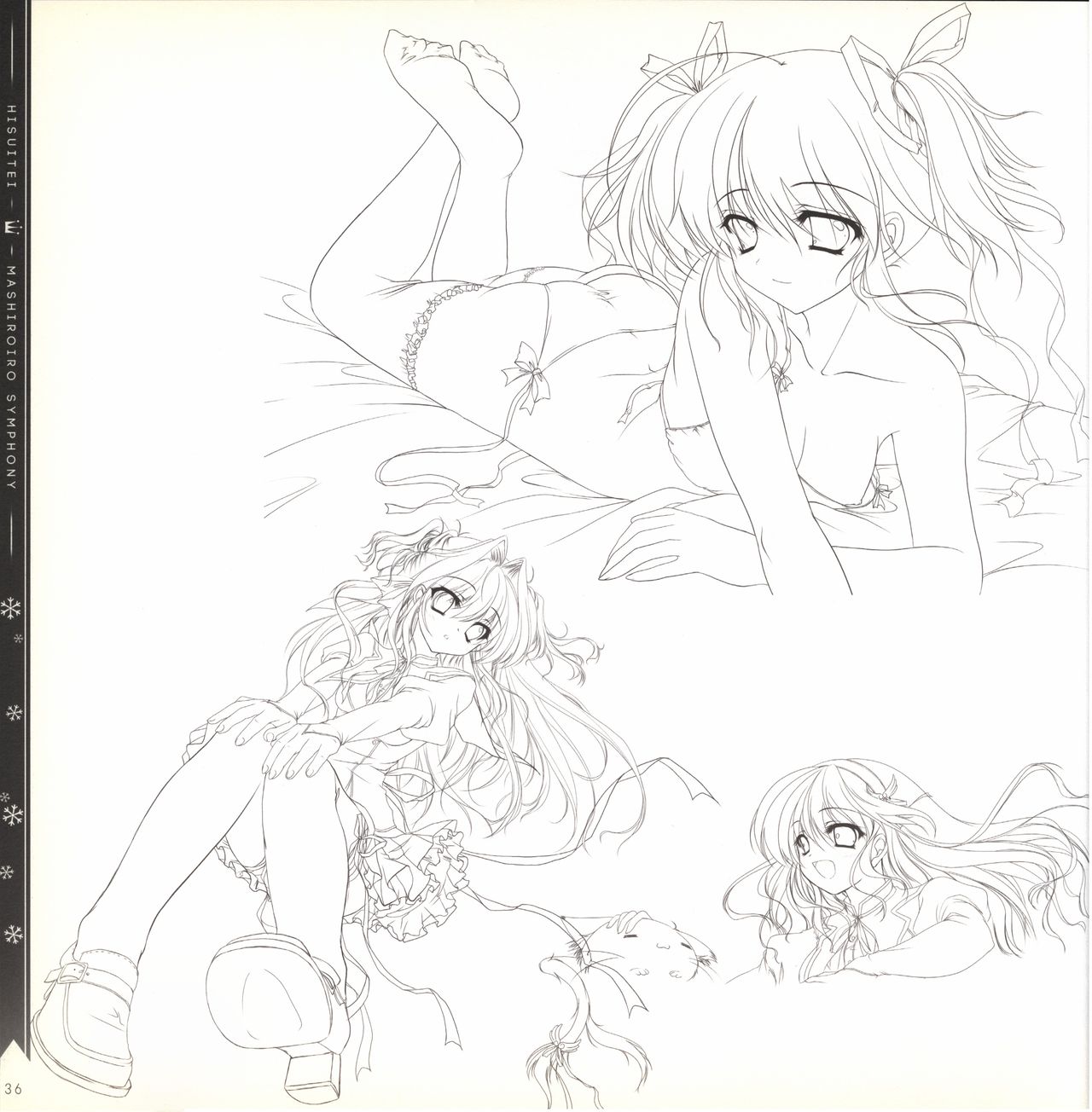 Mashiro-Iro Symphony illustration art book - Page 36