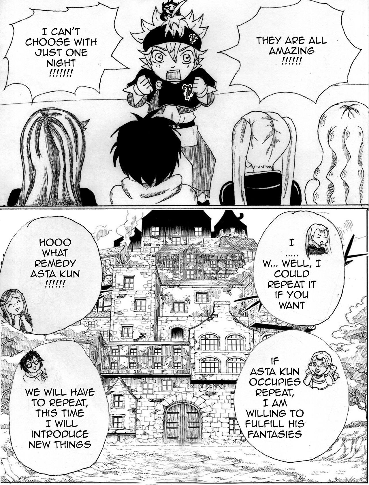 Choose a Wife page 52 featuring noelle silva black clover parody - sole male stockings hentai manga - read online free