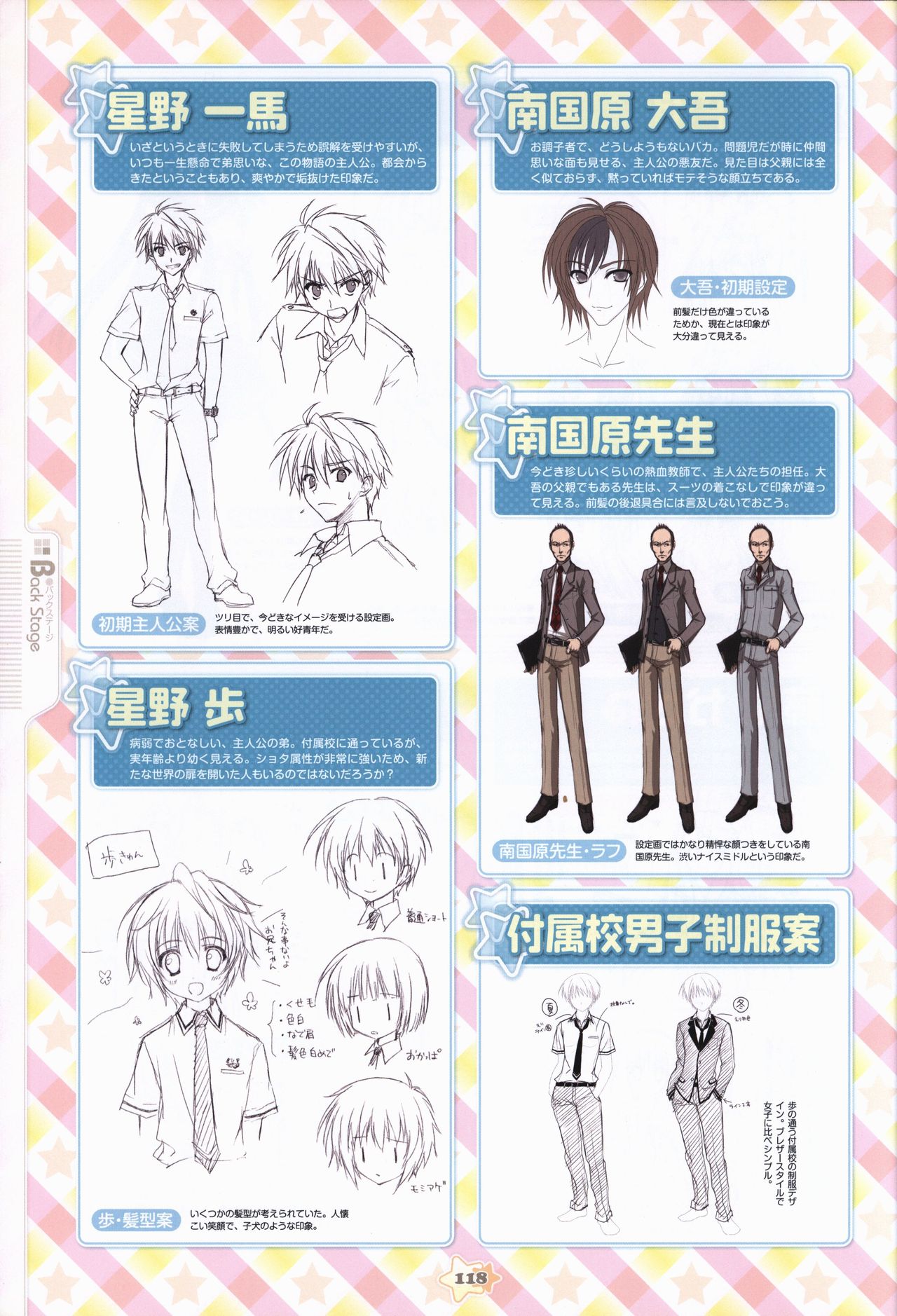 Hoshizora e Kakaru Hash visual fanbook page 120 - artbook hentai manga - read online free