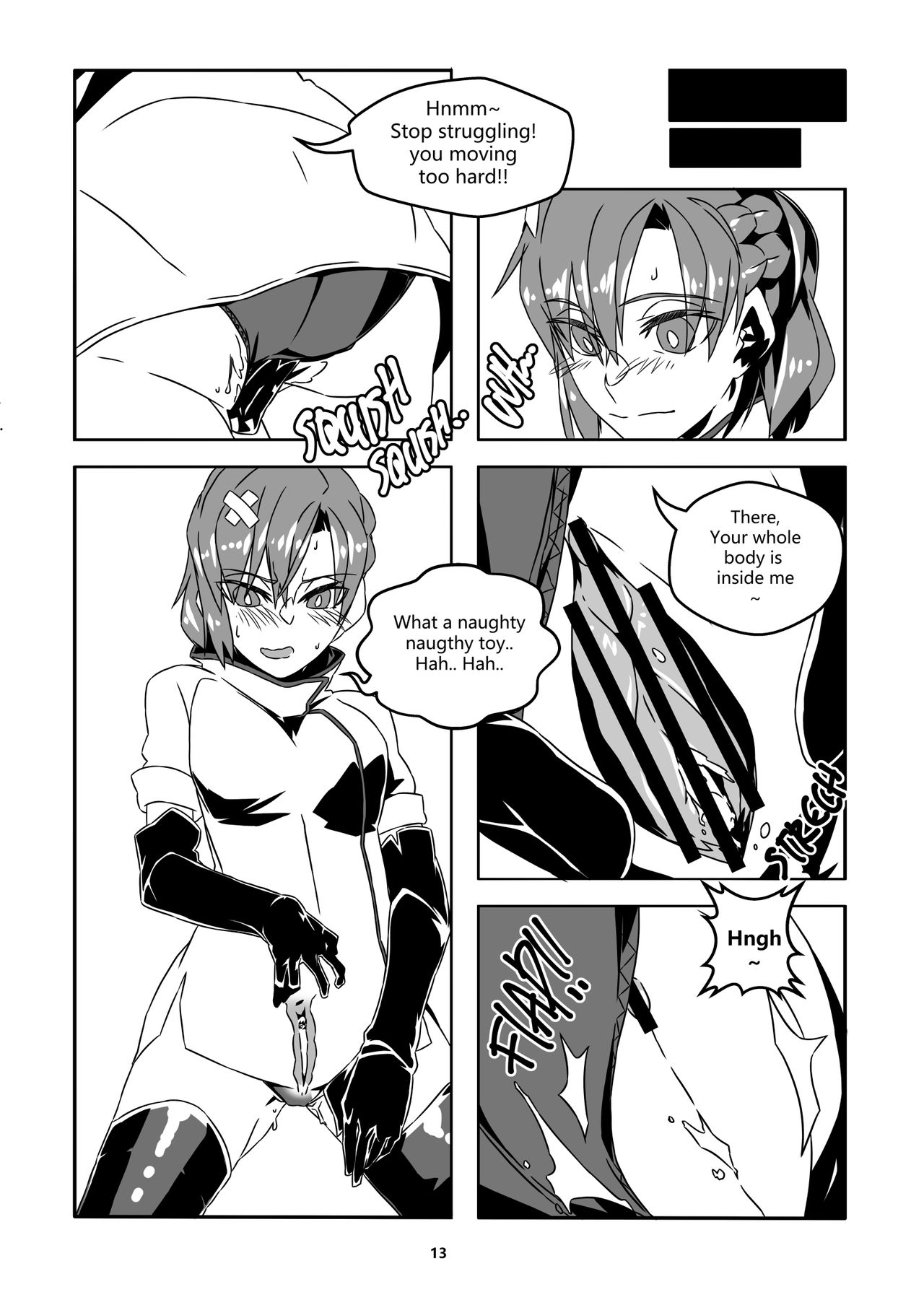 Jintai Shukushou Goudoushi | Body Shrink Joint Comic - Page 12