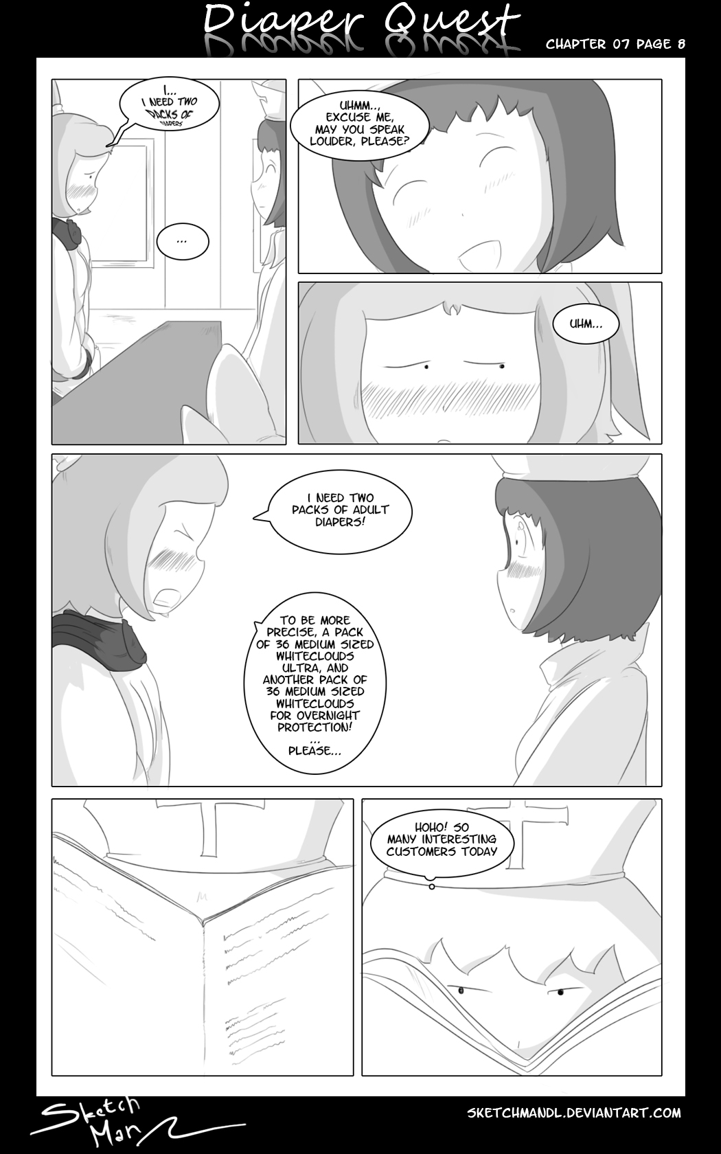 Sketch Man's Diaper Quest Complete - Page 123