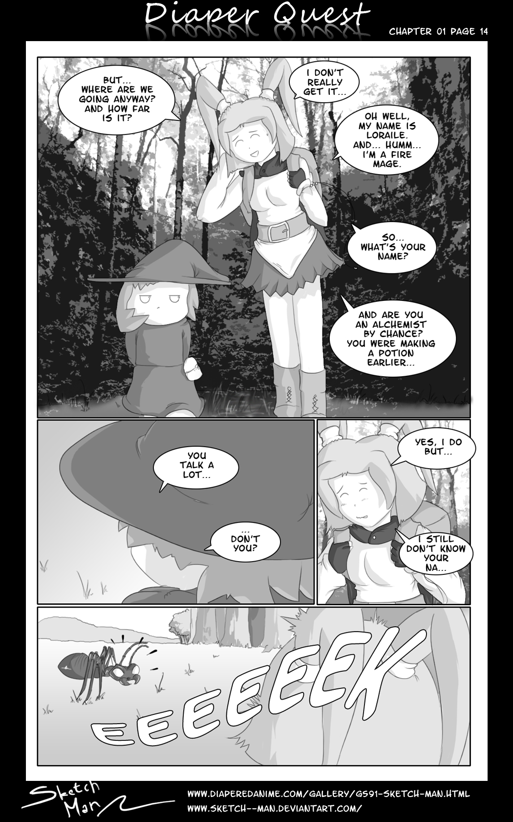 Sketch Man's Diaper Quest Complete - Page 14