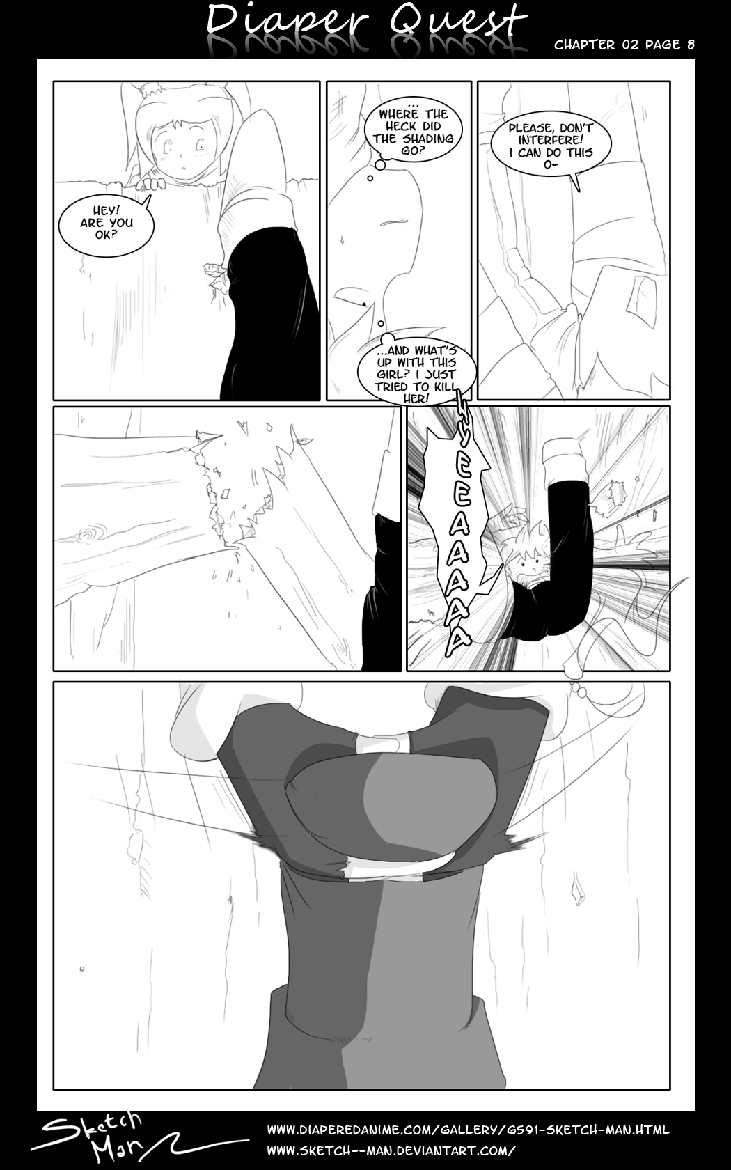 Sketch Man's Diaper Quest Complete - Page 28