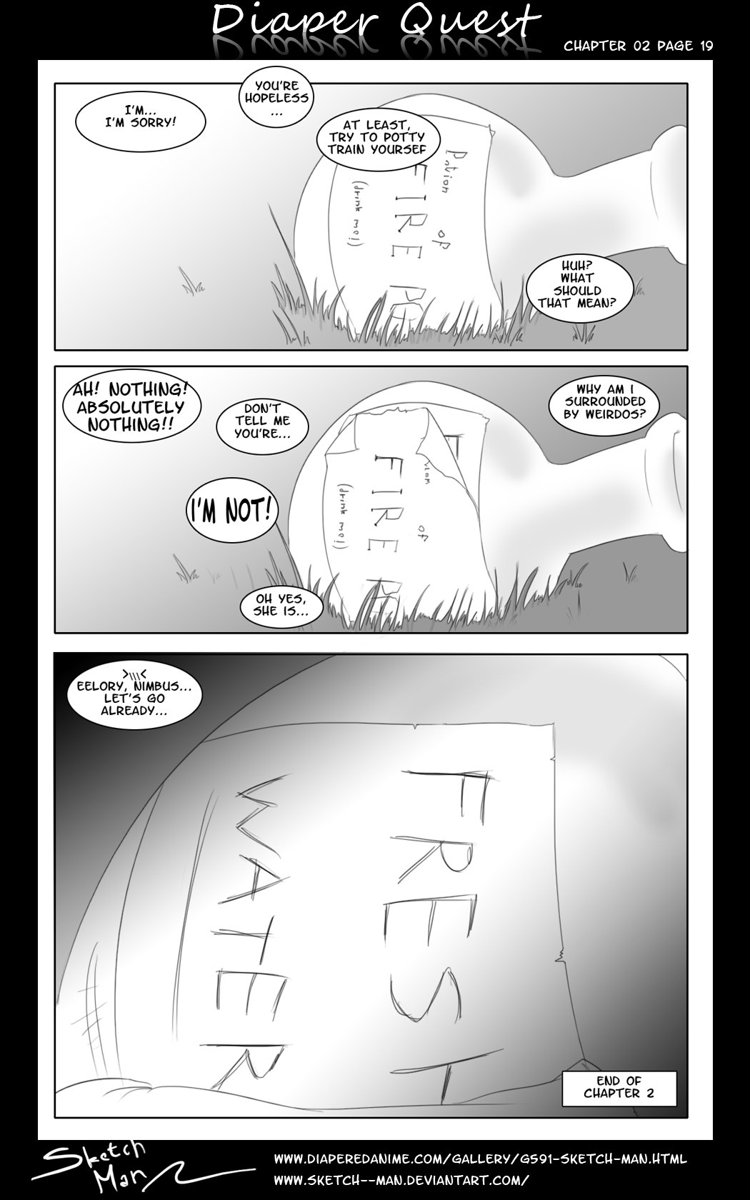 Sketch Man's Diaper Quest Complete - Page 39