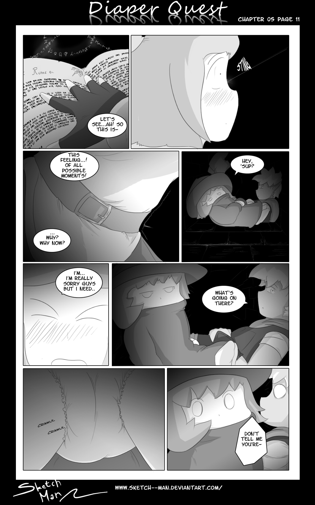 Sketch Man's Diaper Quest Complete - Page 88