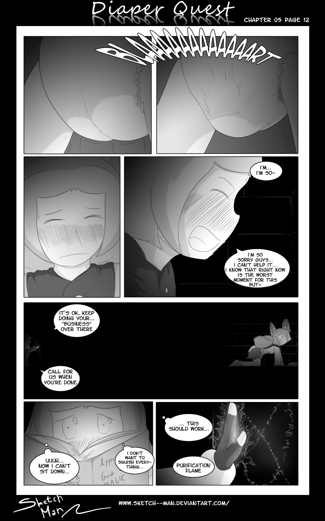 Sketch Man's Diaper Quest Complete - Page 89
