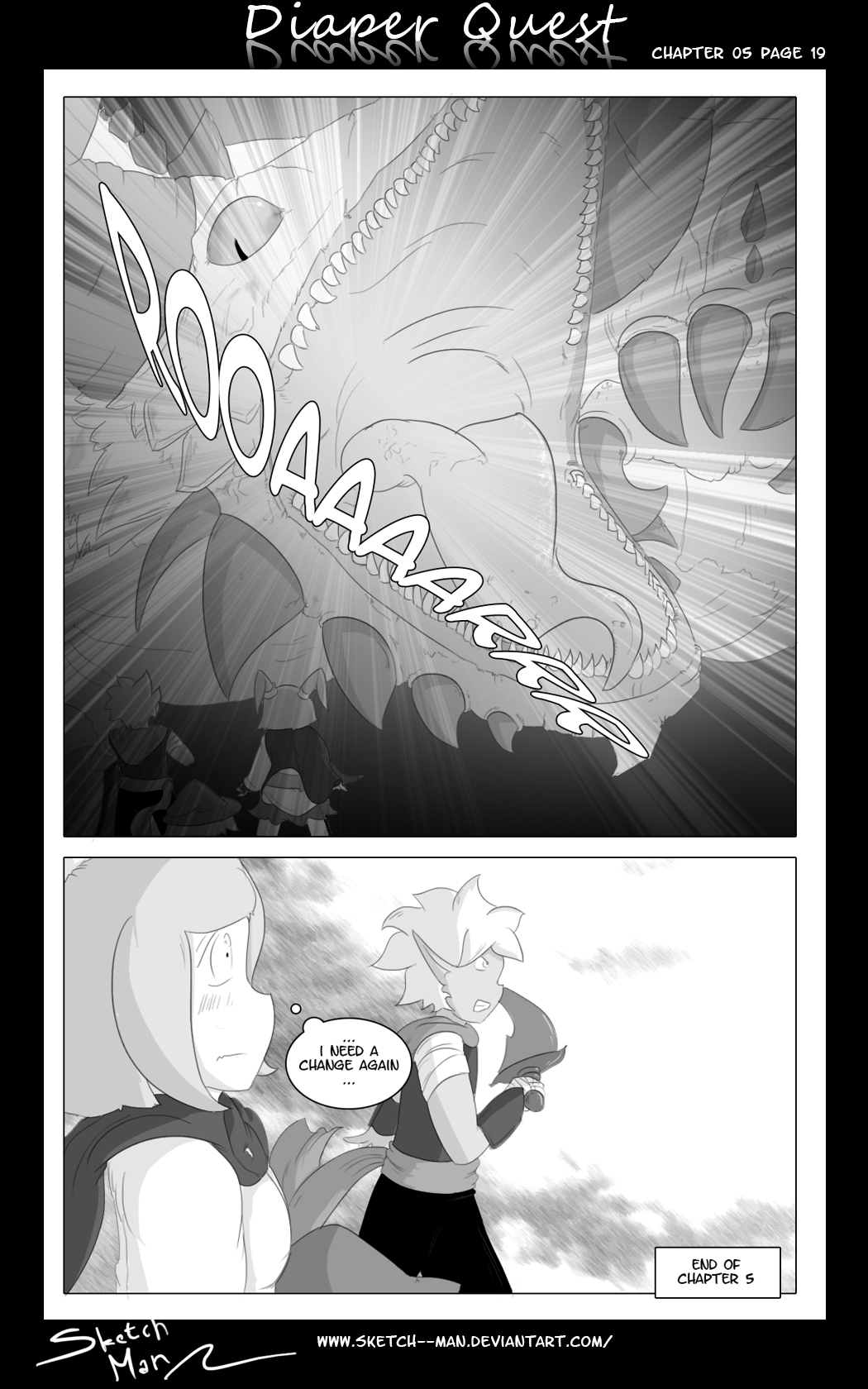 Sketch Man's Diaper Quest Complete - Page 96