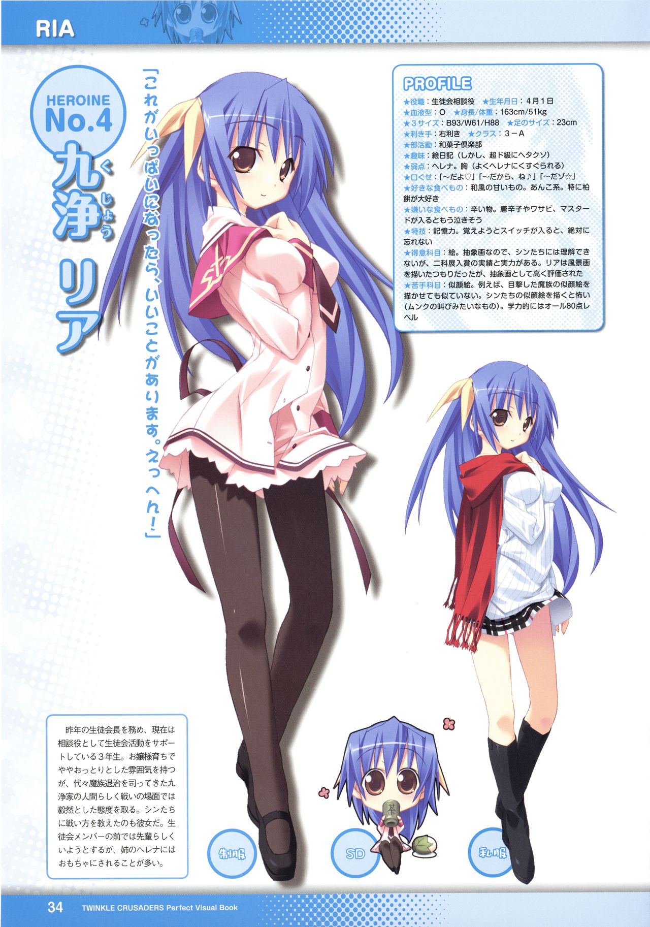 Twinkle☆Crusaders Perfect Visual Book - Page 36