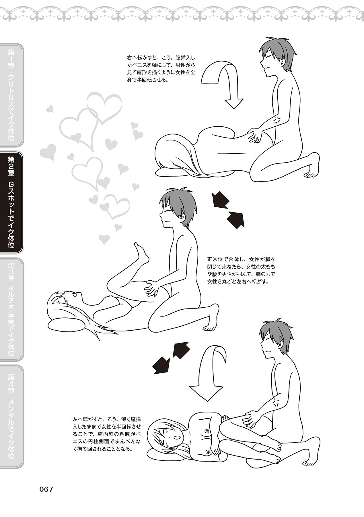 女性が必ずイク体位・オーガズム48手 完全マニュアル イラスト版 ……せくポジ48！ - Page 69