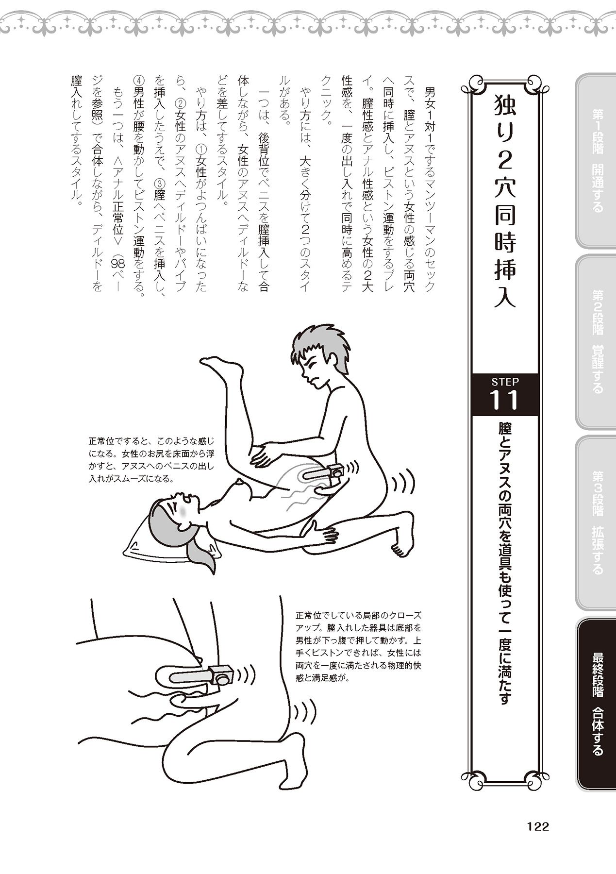 アナル性感開発・お尻エッチ 完全マニュアル イラスト版…尻アナッ！ - Page 124