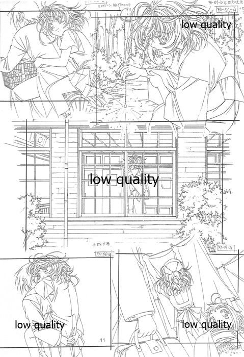 Flutter of birds 線画集 - Page 10