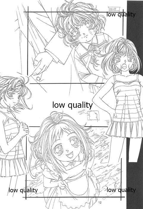 Flutter of birds 線画集 - Page 11