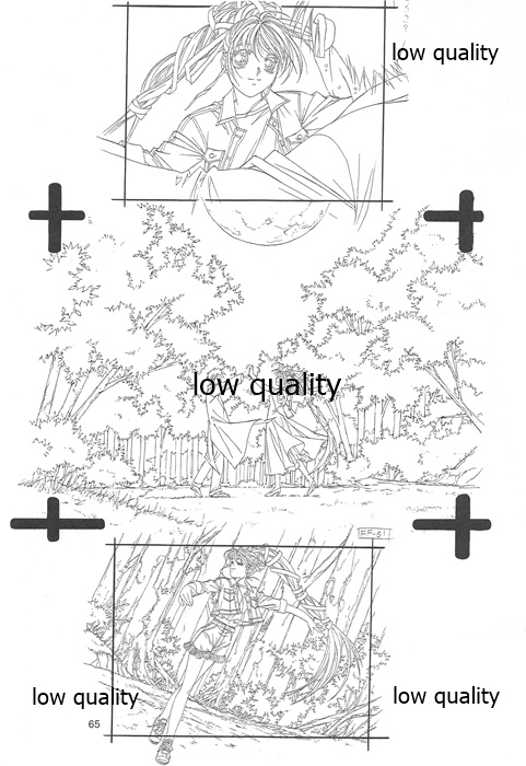 Flutter of birds 線画集 - Page 64