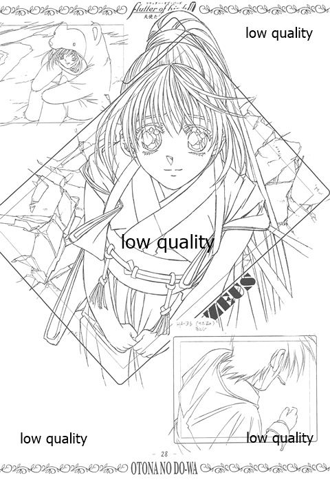 flutter of birdsII 天使たちの翼 線画集 - Page 27