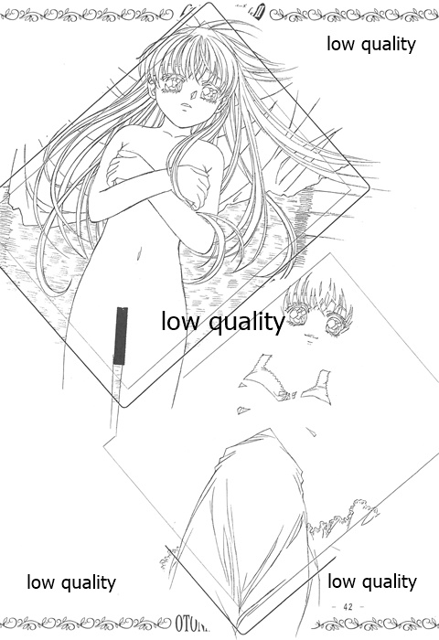 flutter of birdsII 天使たちの翼 線画集 - Page 41