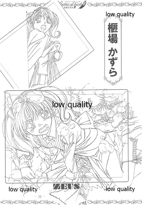 flutter of birdsII 天使たちの翼 線画集 - Page 54
