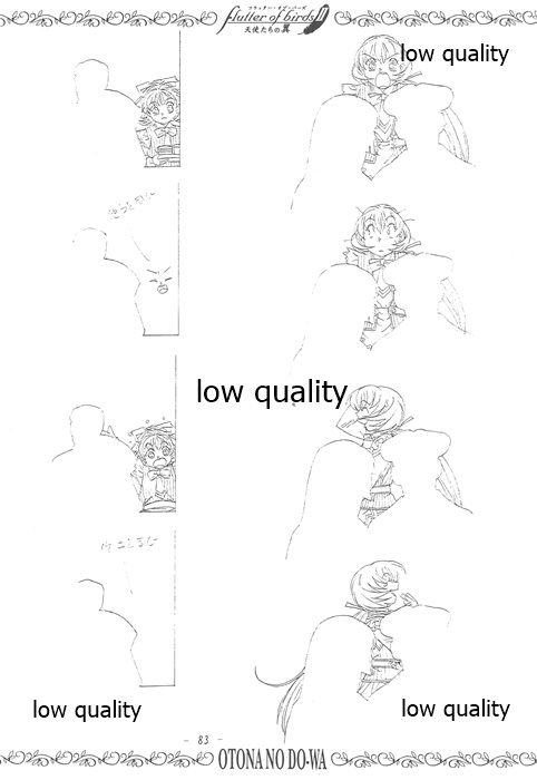 flutter of birdsII 天使たちの翼 線画集 - Page 82