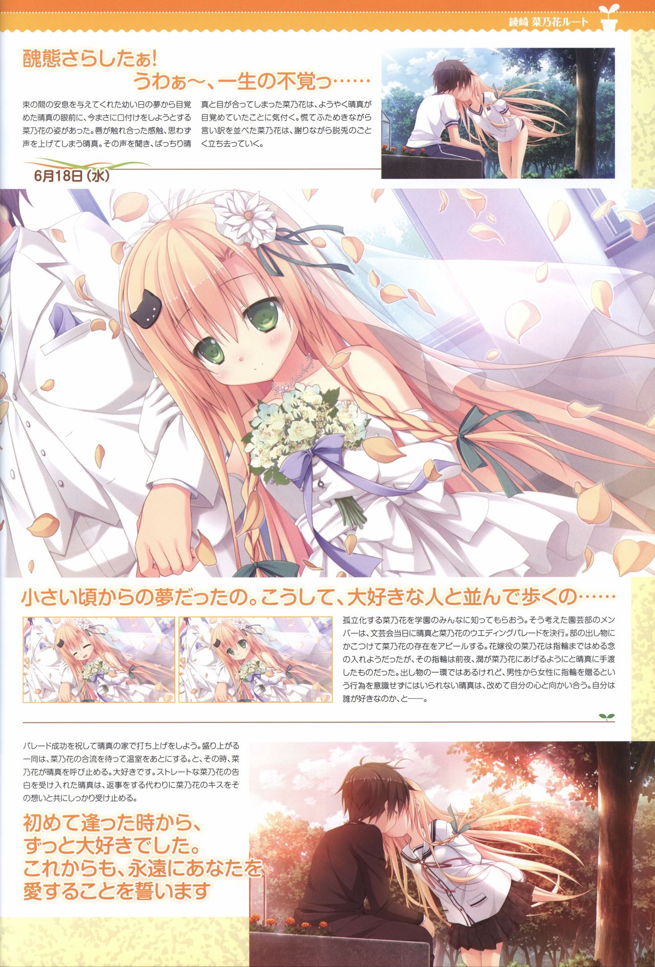 Hare Nochi Kitto Nanohana Biyori Visual Fanbook - Page 36