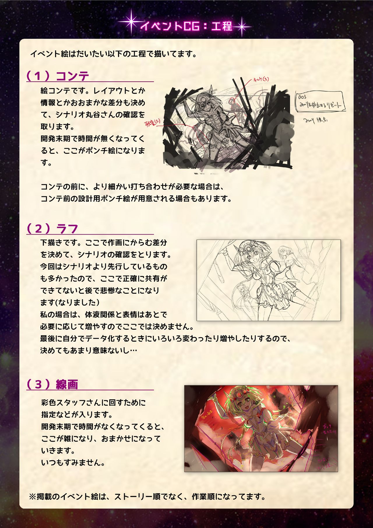 【魔法少女消耗戦線DEADΩAEGIS】デジタルラフ原画集 - Page 19