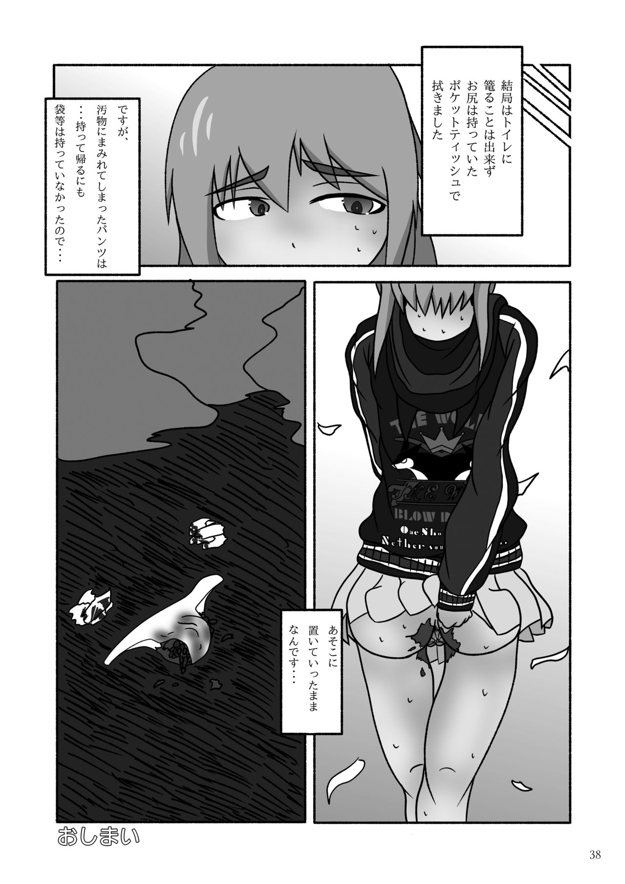 ア○スギア総合スカトロアンソロジー アクトレス排泄実態調査任務～スカポためるっすか!?～ - Page 38