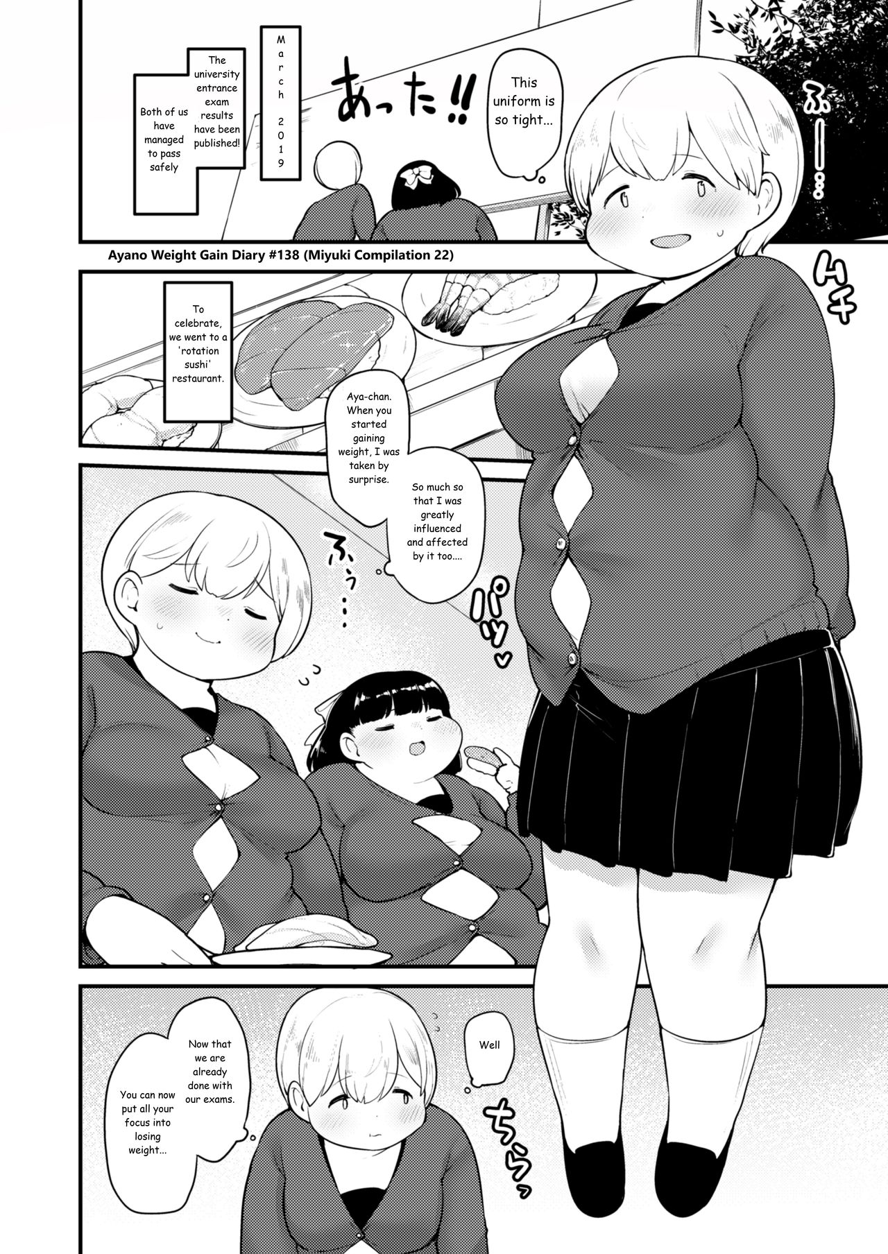 Ayano's Weight Gain Diary - Page 138