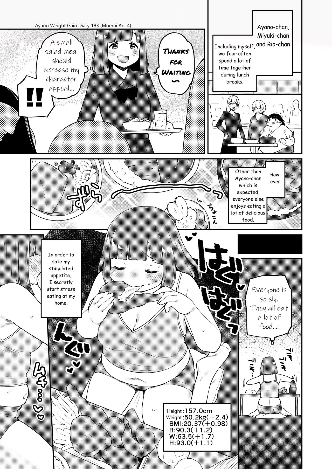 Ayano's Weight Gain Diary - Page 183