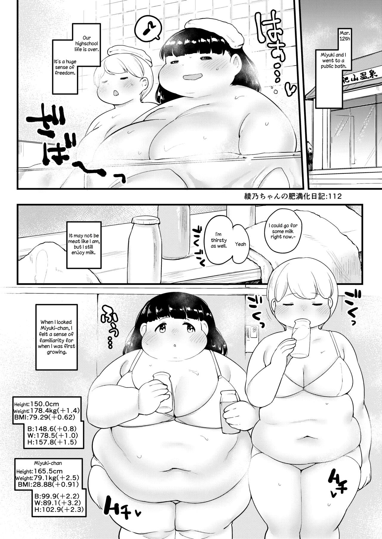 Ayano's Weight Gain Diary - Page 112