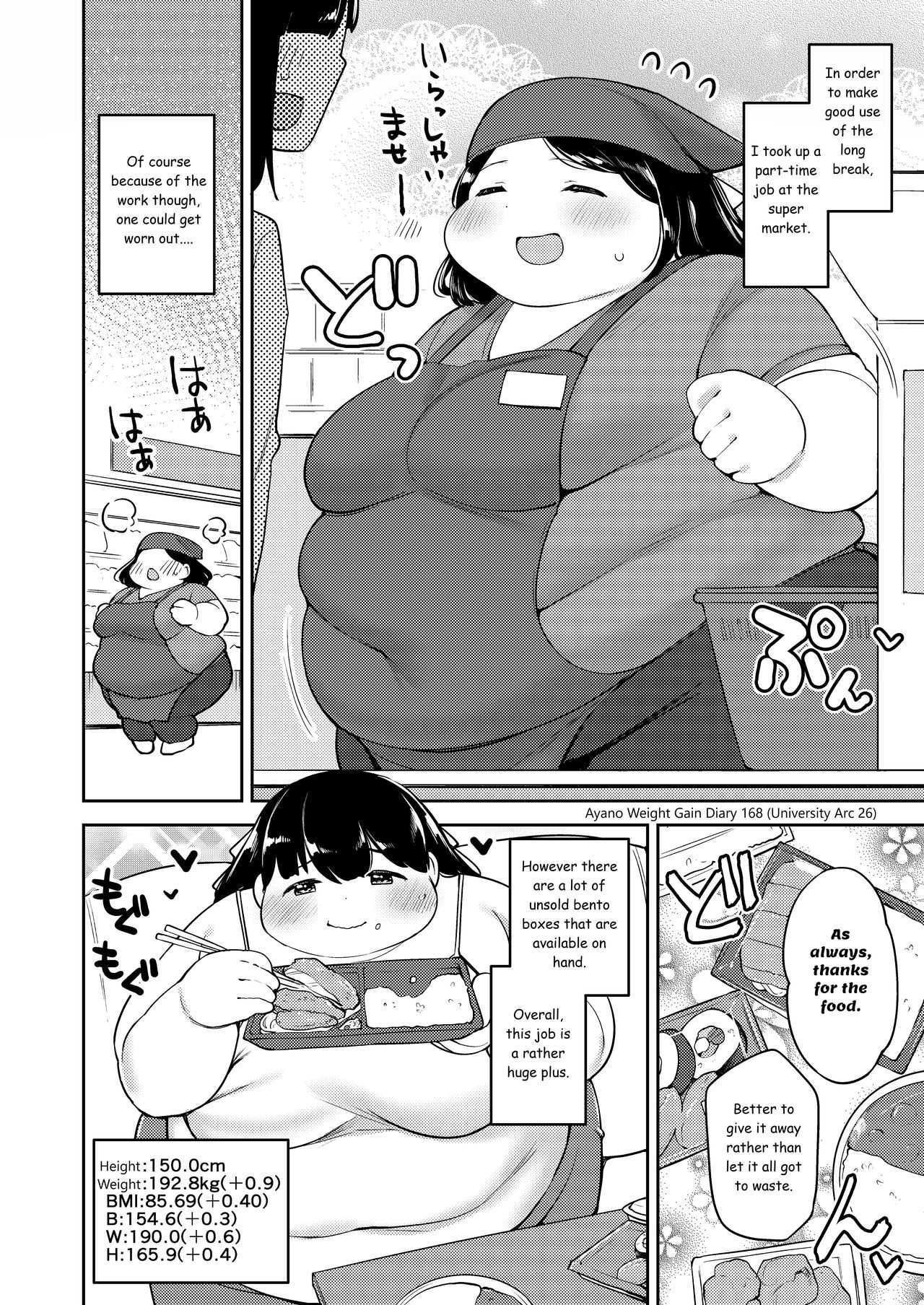 Ayano's Weight Gain Diary - Page 168