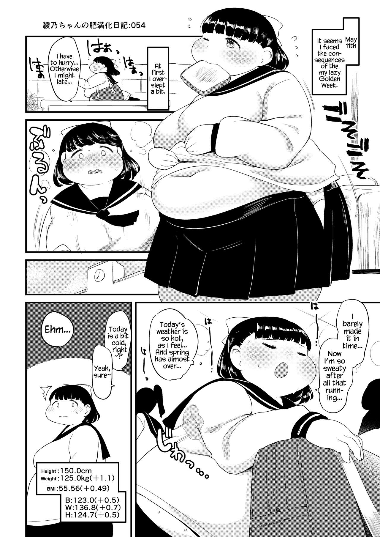 Ayano's Weight Gain Diary - Page 54