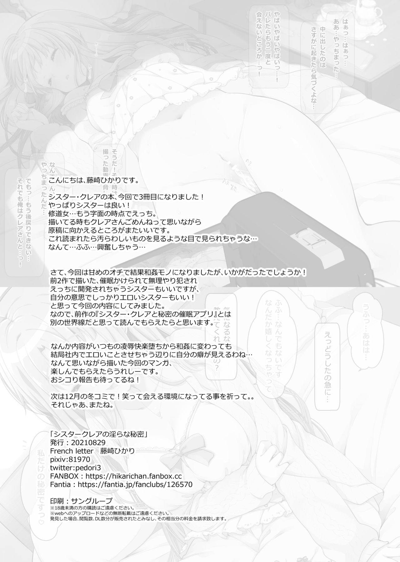 Sister Cleaire no Midara na Himitsu - Page 28