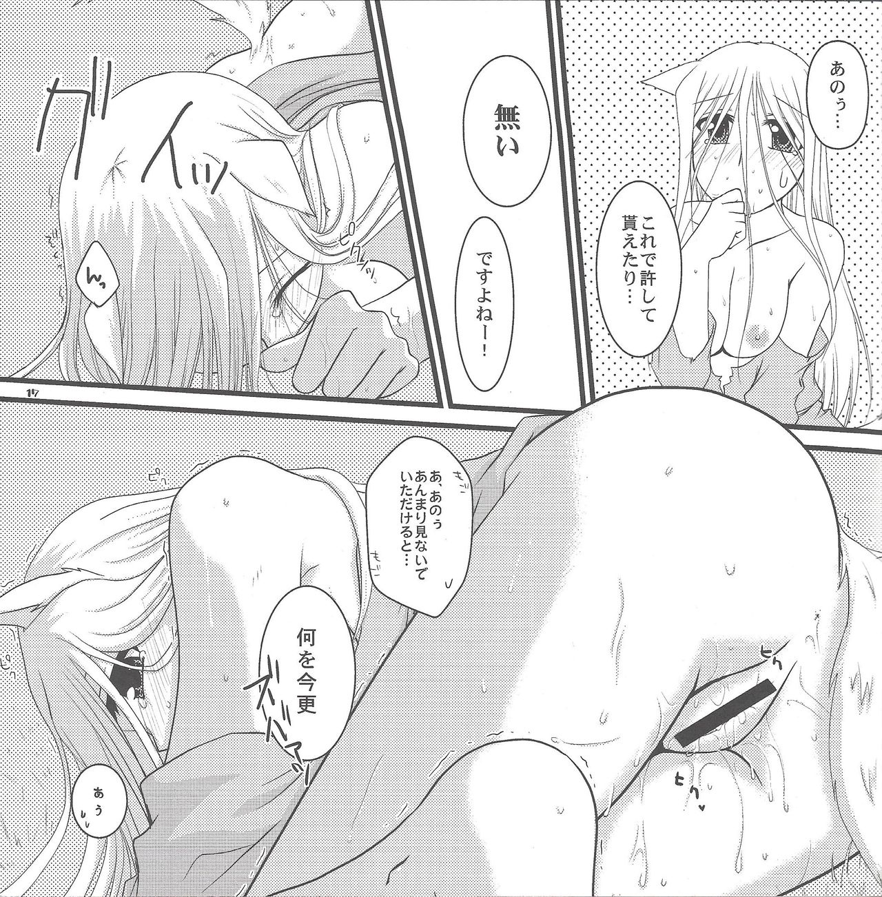 Ao zukin-san to shiro okami-san - Page 16