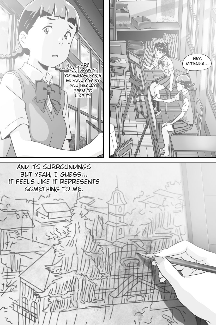 Kimi No Na Wa (Your Name) Thoughts and Dreams - Page 316