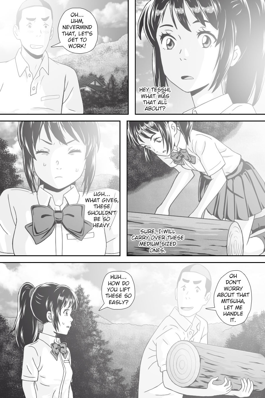 Kimi No Na Wa (Your Name) Thoughts and Dreams - Page 323