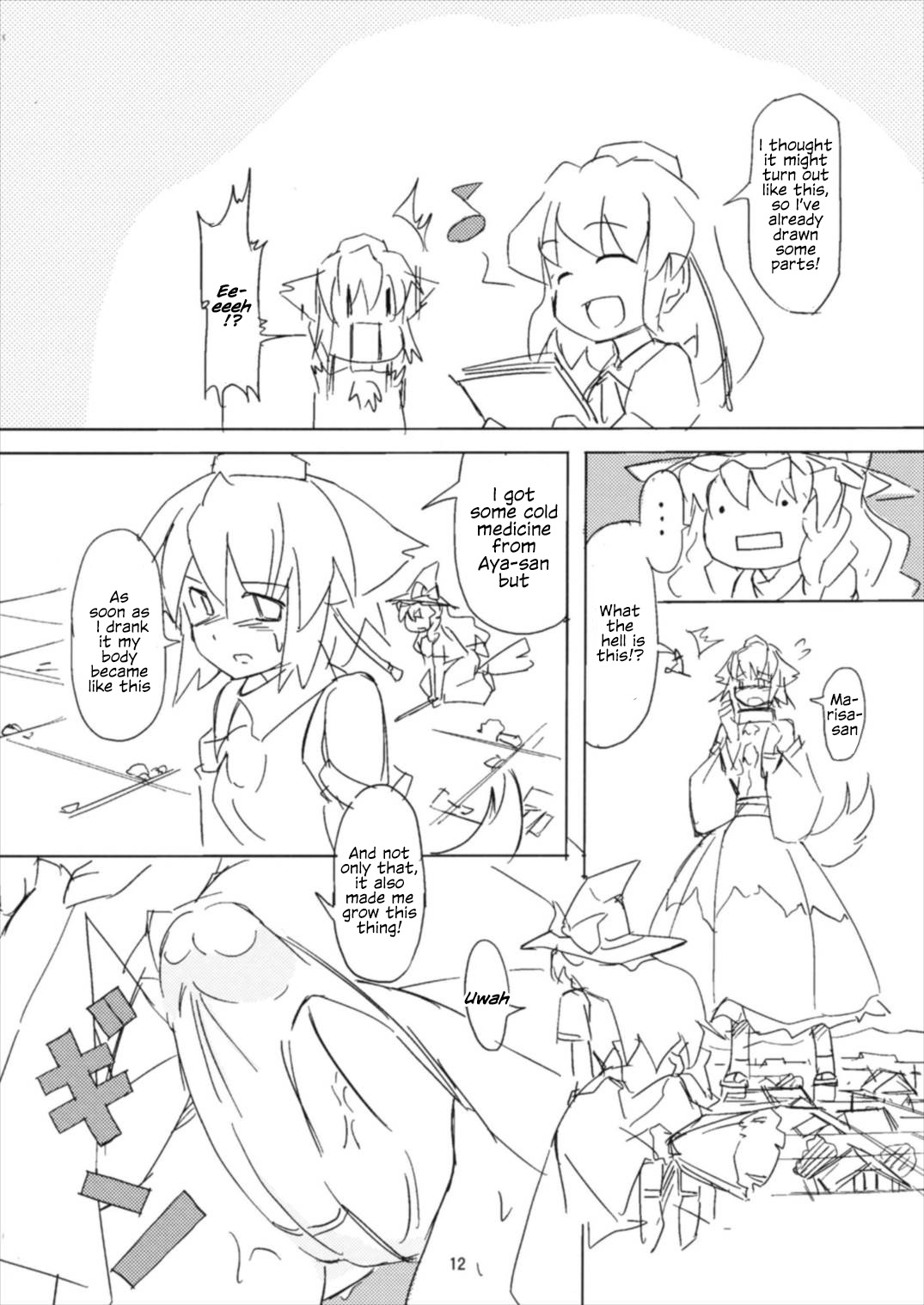 Shameimaru Kyouju no Hiritsuteki Aijou - Page 12