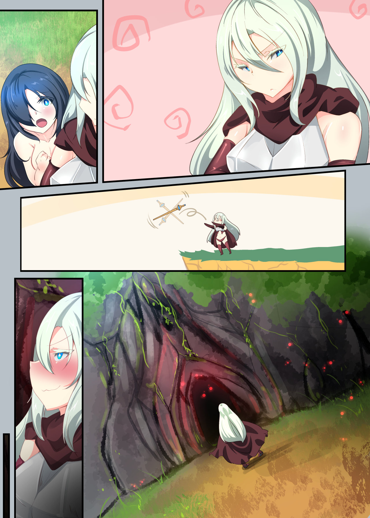クールな女騎士に転生した元マゾ少女がねんがんの淫魔堕ちするまんが-邪悪温泉淫魔堕ち湯治- - Page 75