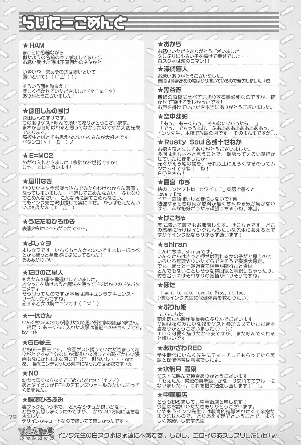 Moetan Ura Fanbook - Page 81