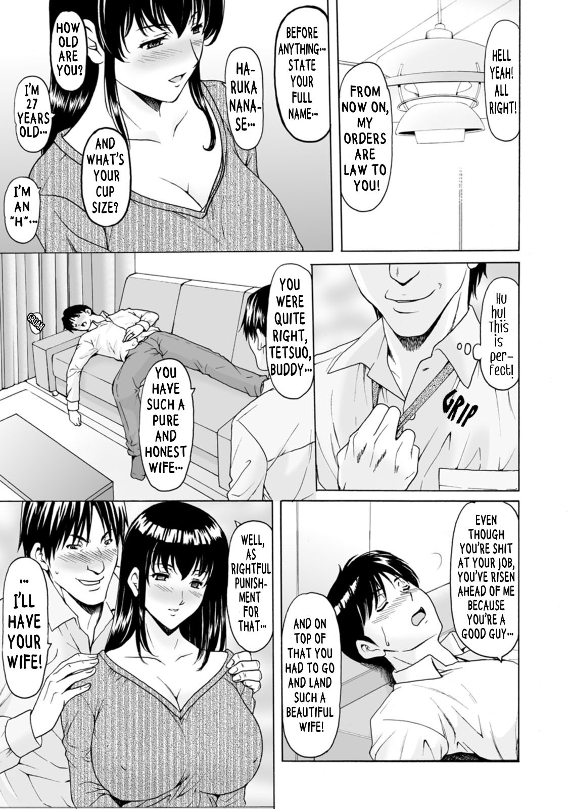 Sennou NetorareTsuma Haruka | Brainwashed Cheating Wife Haruka - Page 13