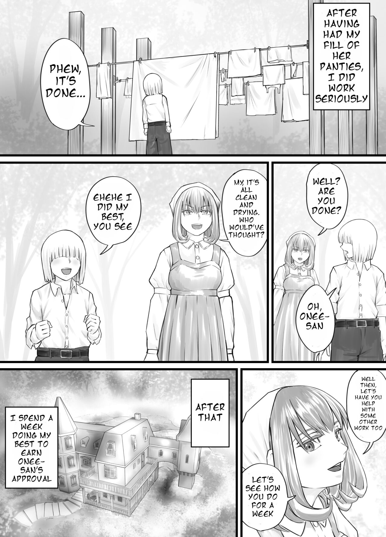 お姉さんにおしっこを見せてもらえる漫画 ch.1-5 (English Version） - Page 26