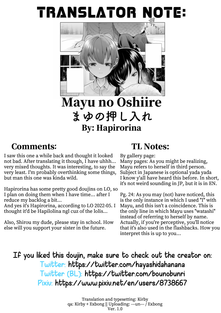 Mayu no Oshiire - Page 25