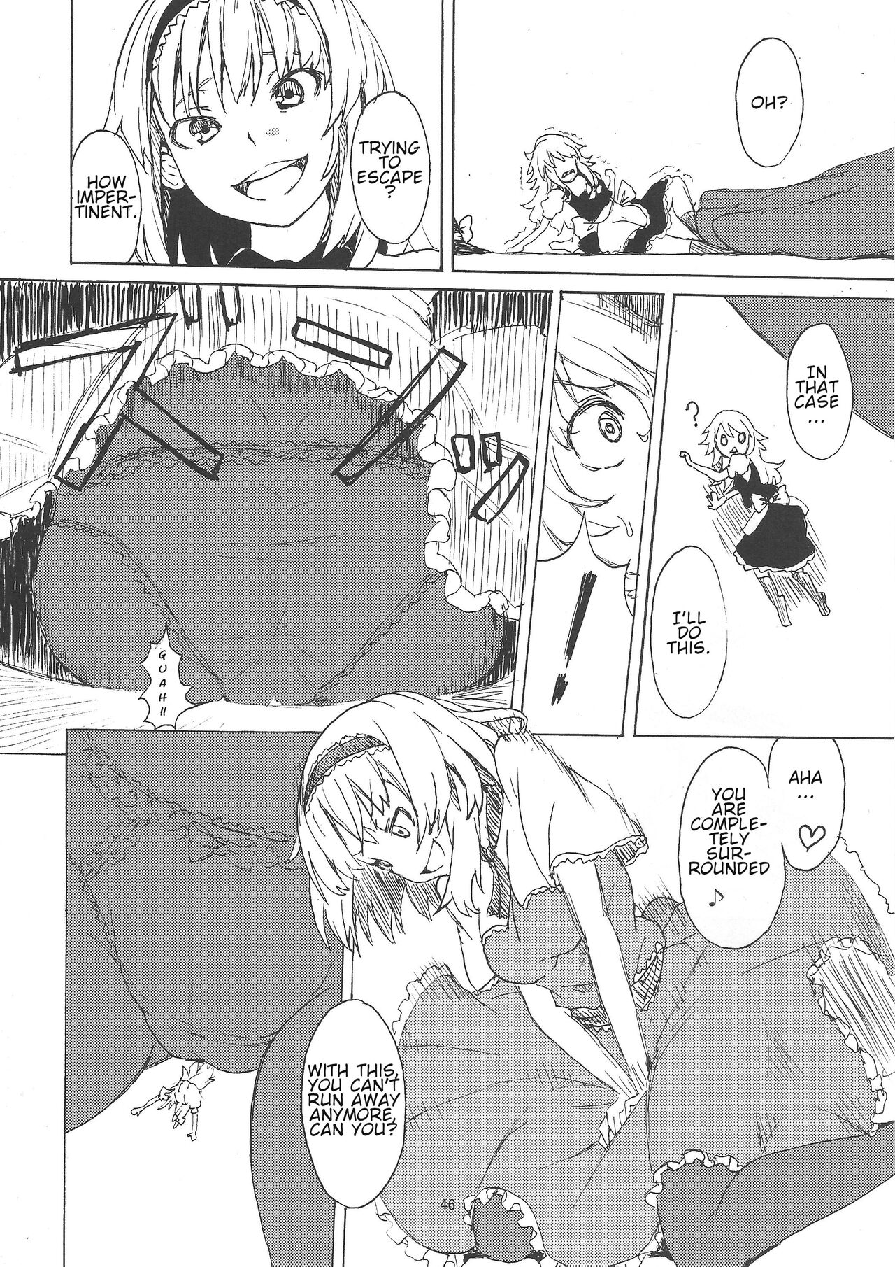 Omae ga Chiisaku Naare! | You guys, get smaller! - Page 47