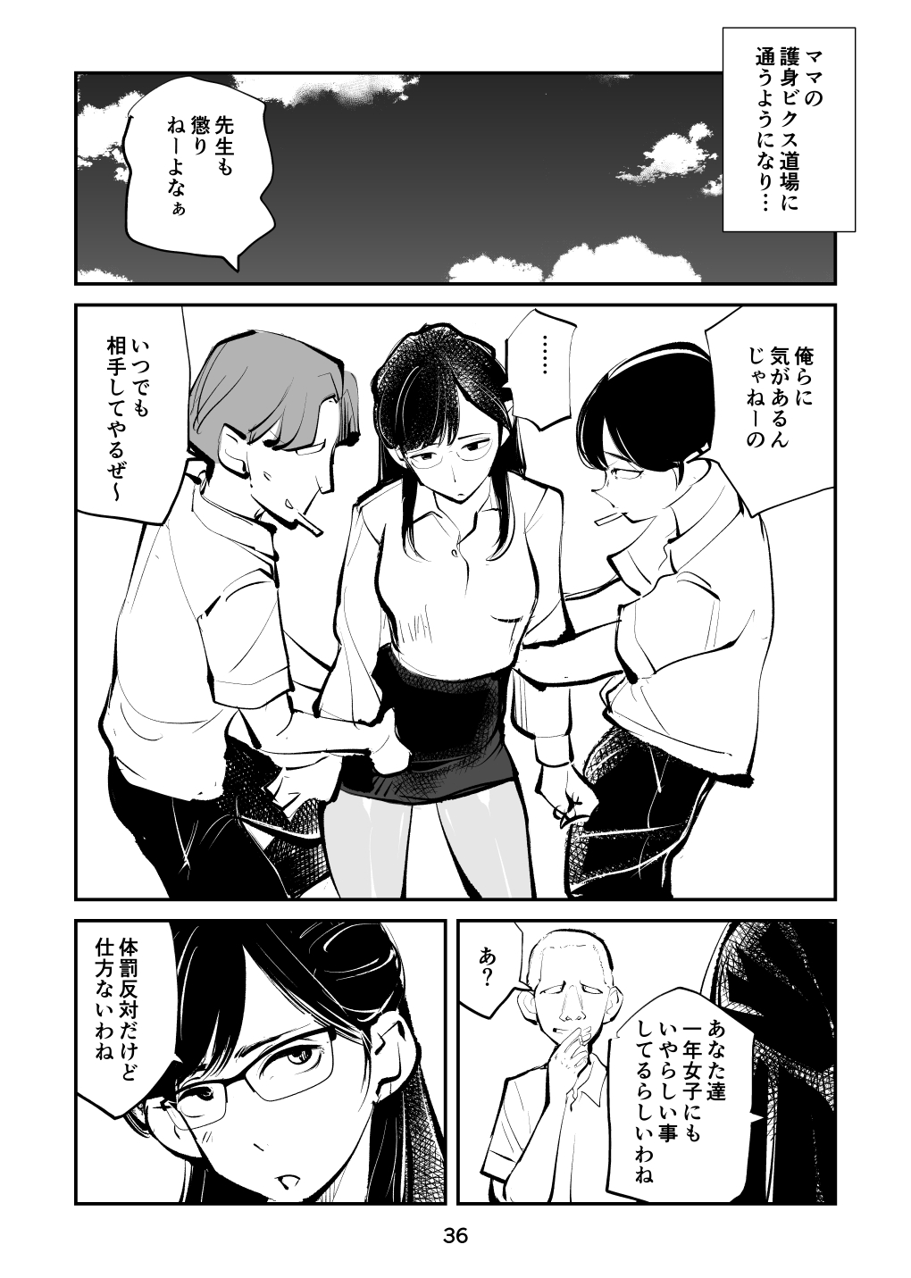 Denma Keimai 7 Kinkeri Onna Kyoushi - Page 36