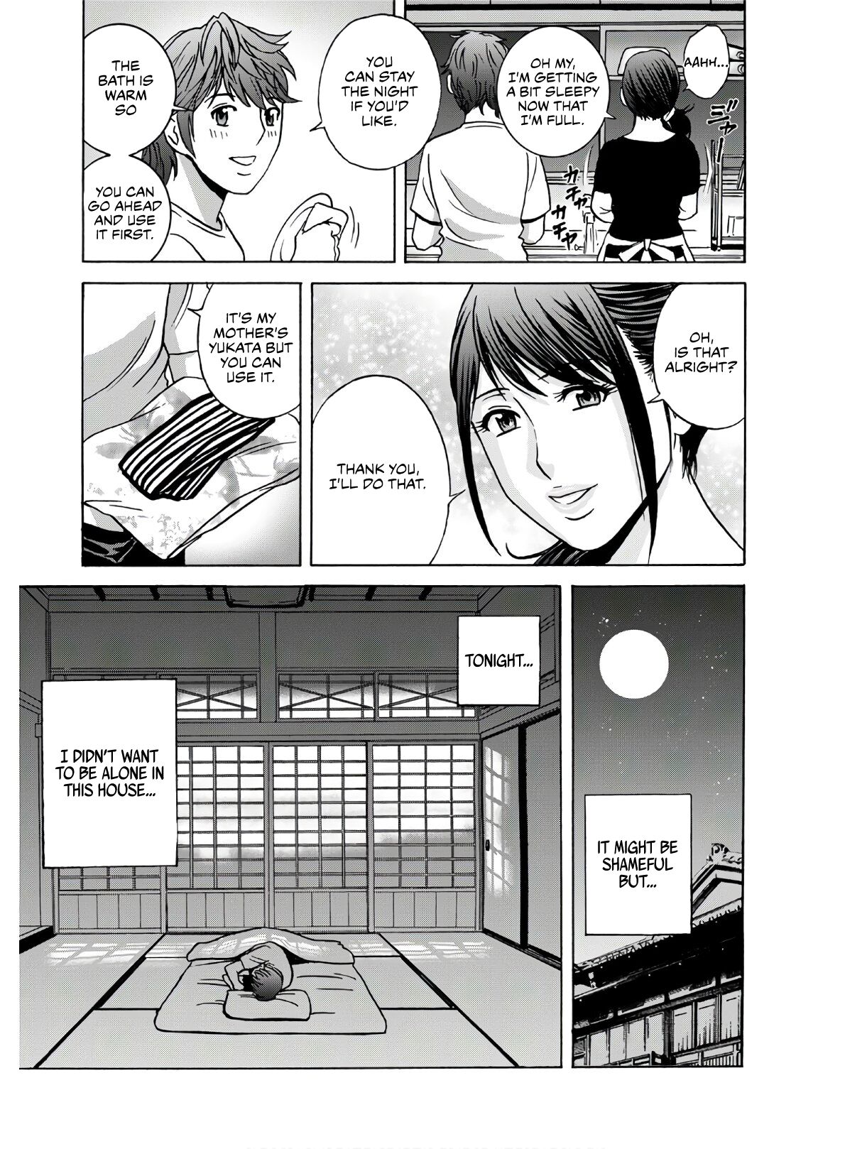 Yarashii oba-san | Kind Lady, Dirty Lady Ch. 1 - Page 12