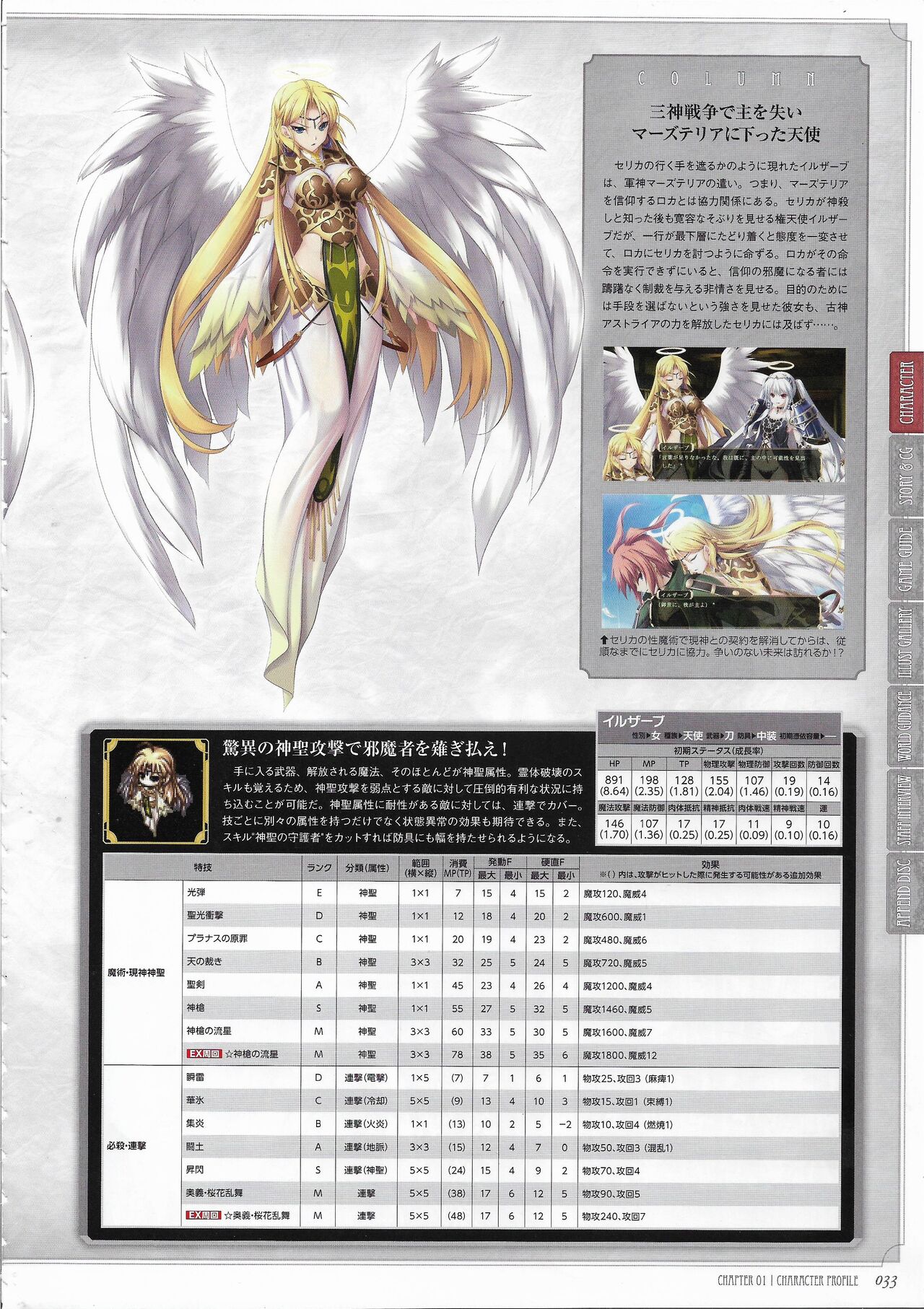 Tenbin no La DEA. ~Ikusa Megami MEMORIA~ Perfect Guidebook - Page 35