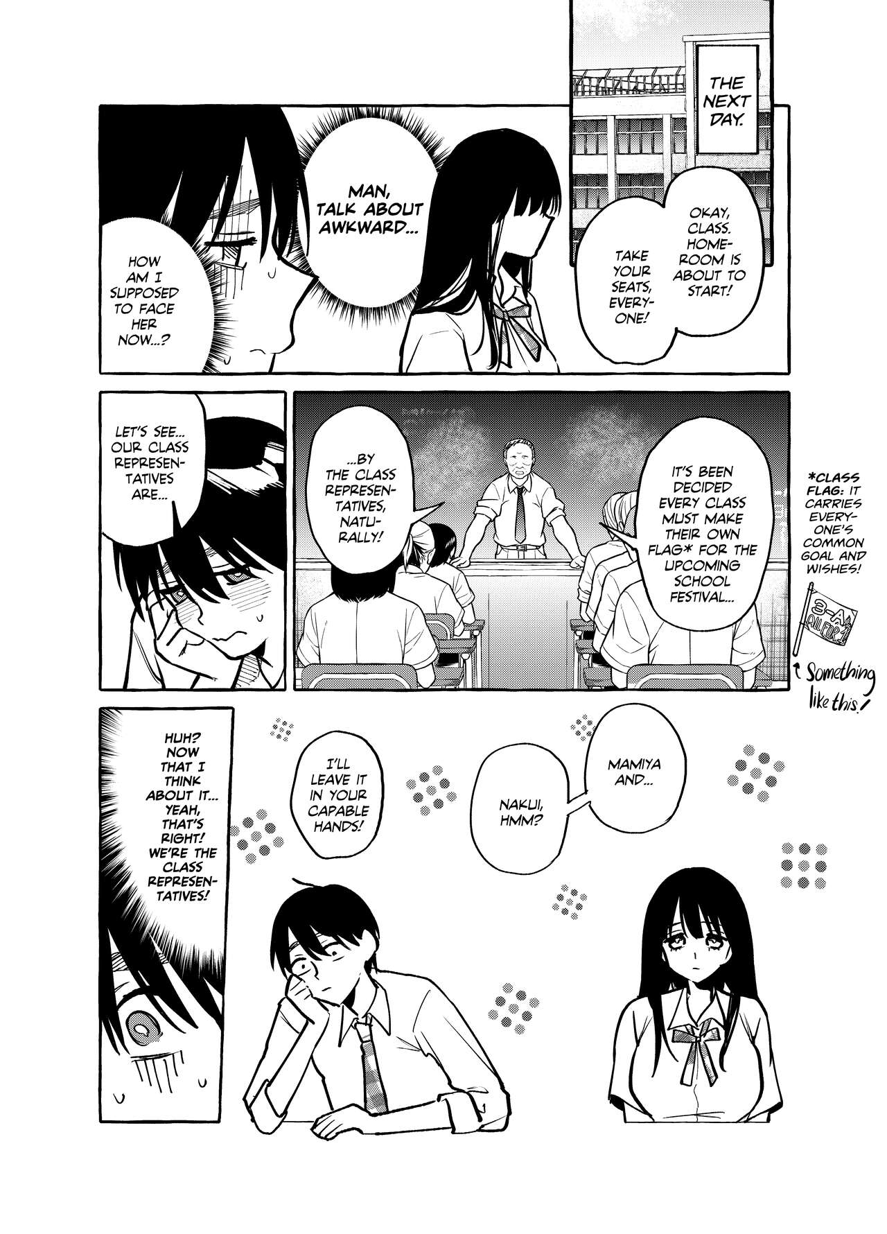 Tonari no Seki no Mamiya-san - Mamiya shows off her boobs. - Page 9