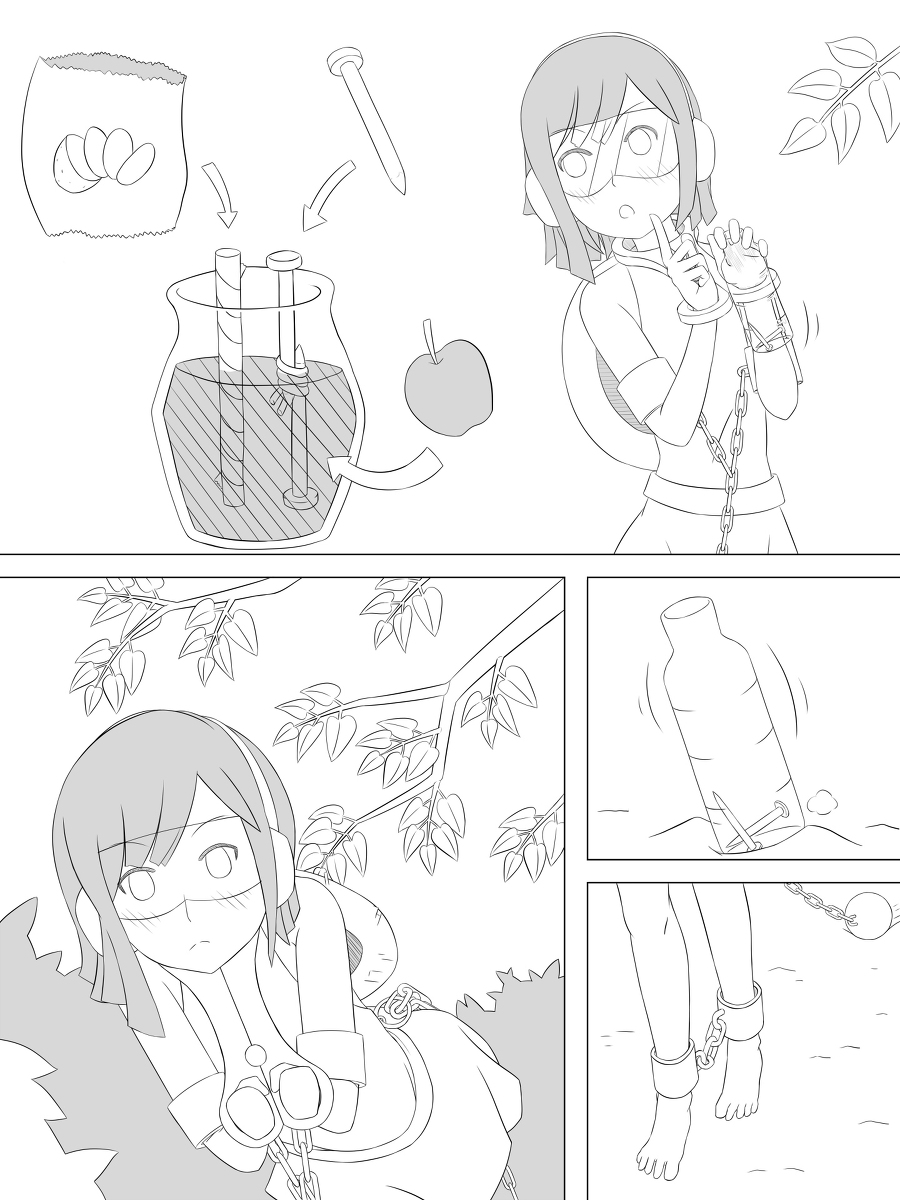 Selfbondage challage Survive in island 1-4 - Page 50
