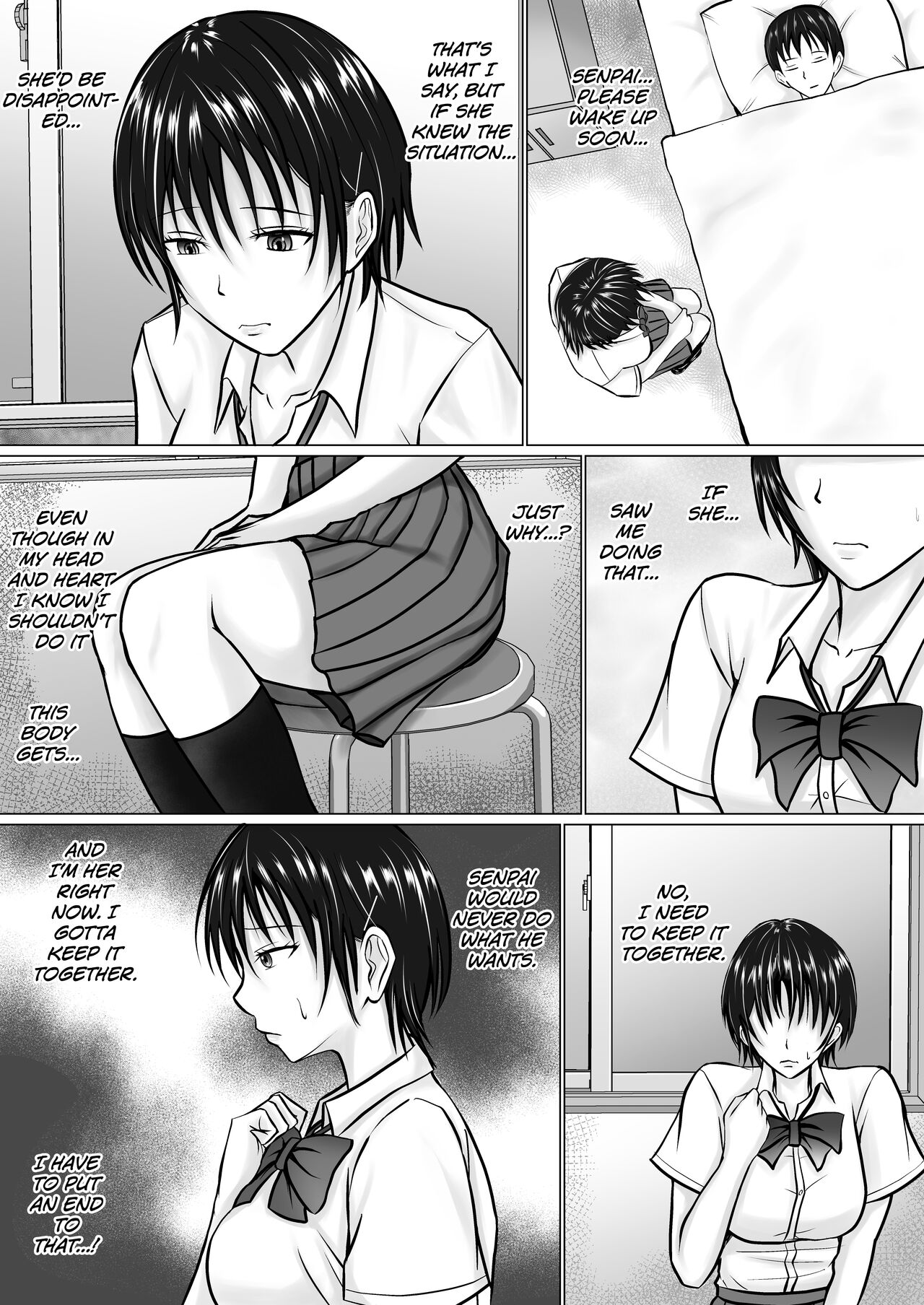 Boku ga Senpai no Karada o Mamorunda 2 - Page 12