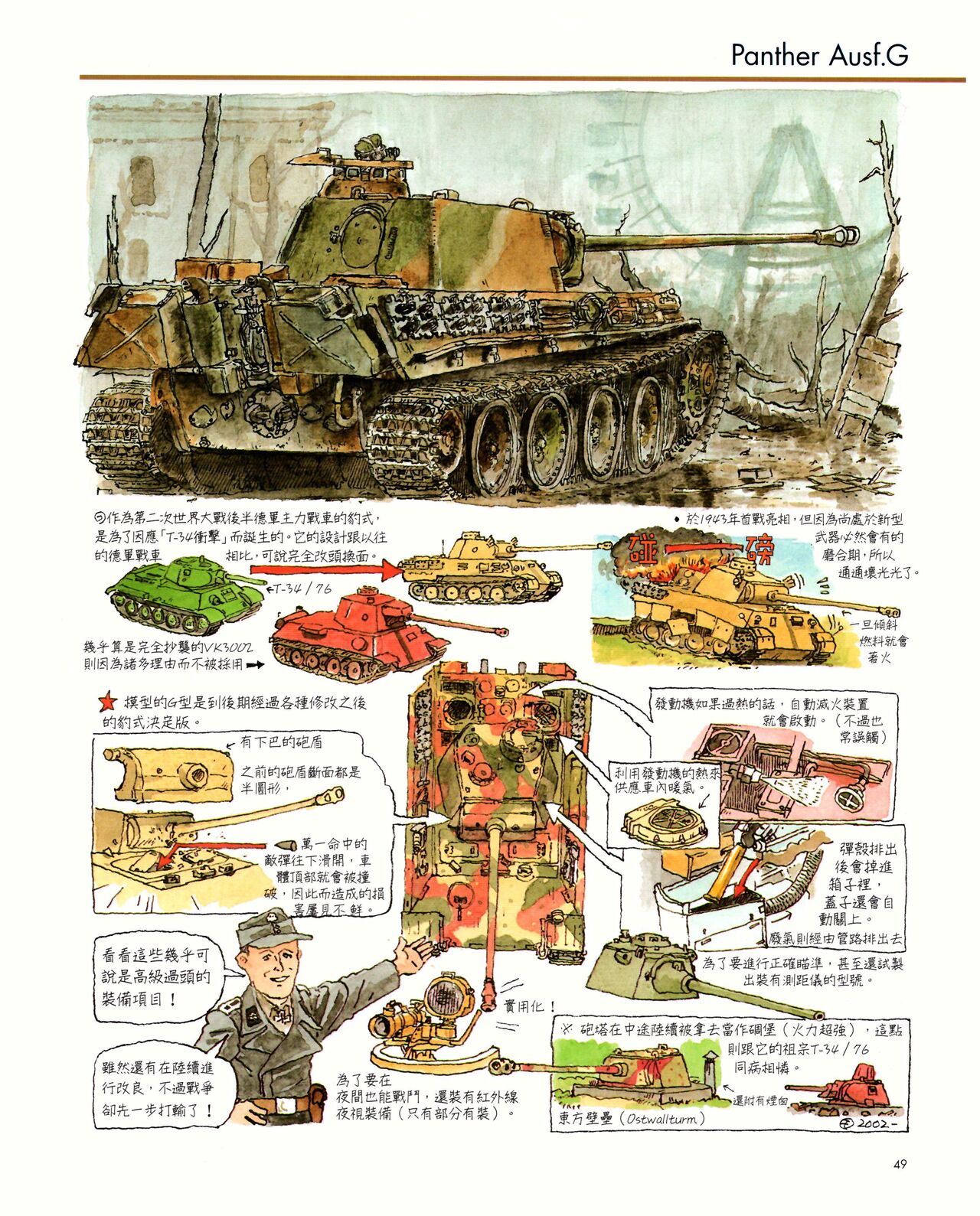 世界戰車博物館圖鑑(2009台版)  PANZERTALES WORLD TANK MUSEUM illustrated - Page 49