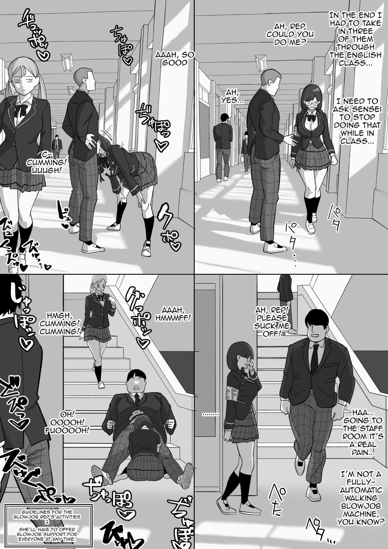 Fellatio Iinchou | Blowjob President - Page 13